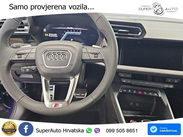 Audi S3 Limuzina 2.0 TFSI (333 KS) quattro S tronic LED+GR SJED+ACC