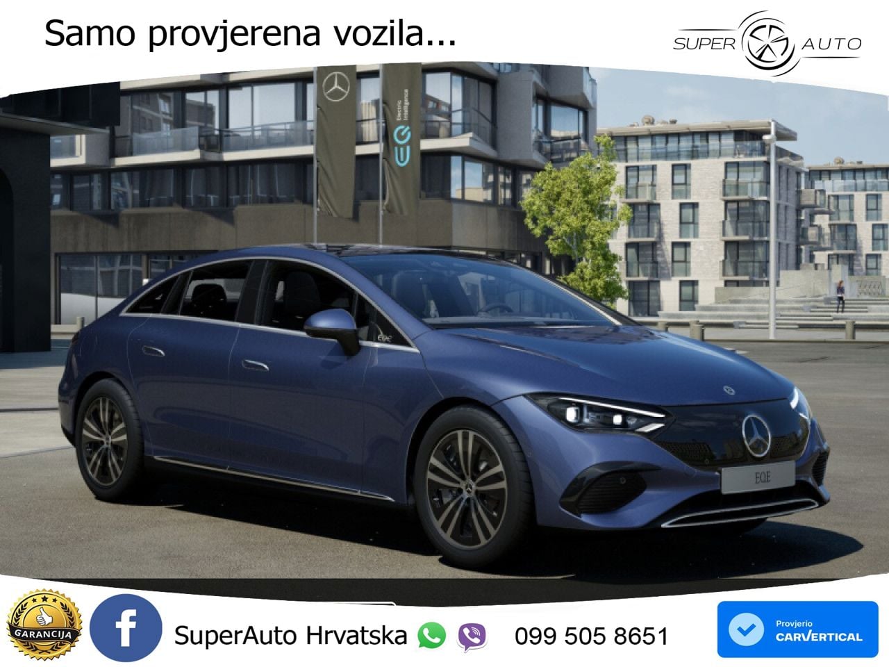 Mercedes EQE 350+ 105 kWh (320 KS) ACC+GR SJED+360+PANO