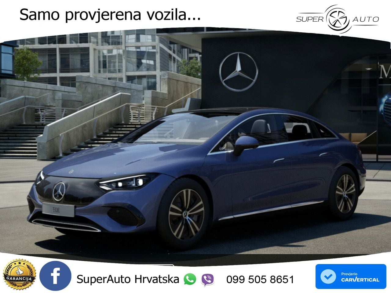 Mercedes EQE 350+ 105 kWh (320 KS) ACC+GR SJED+360+PANO