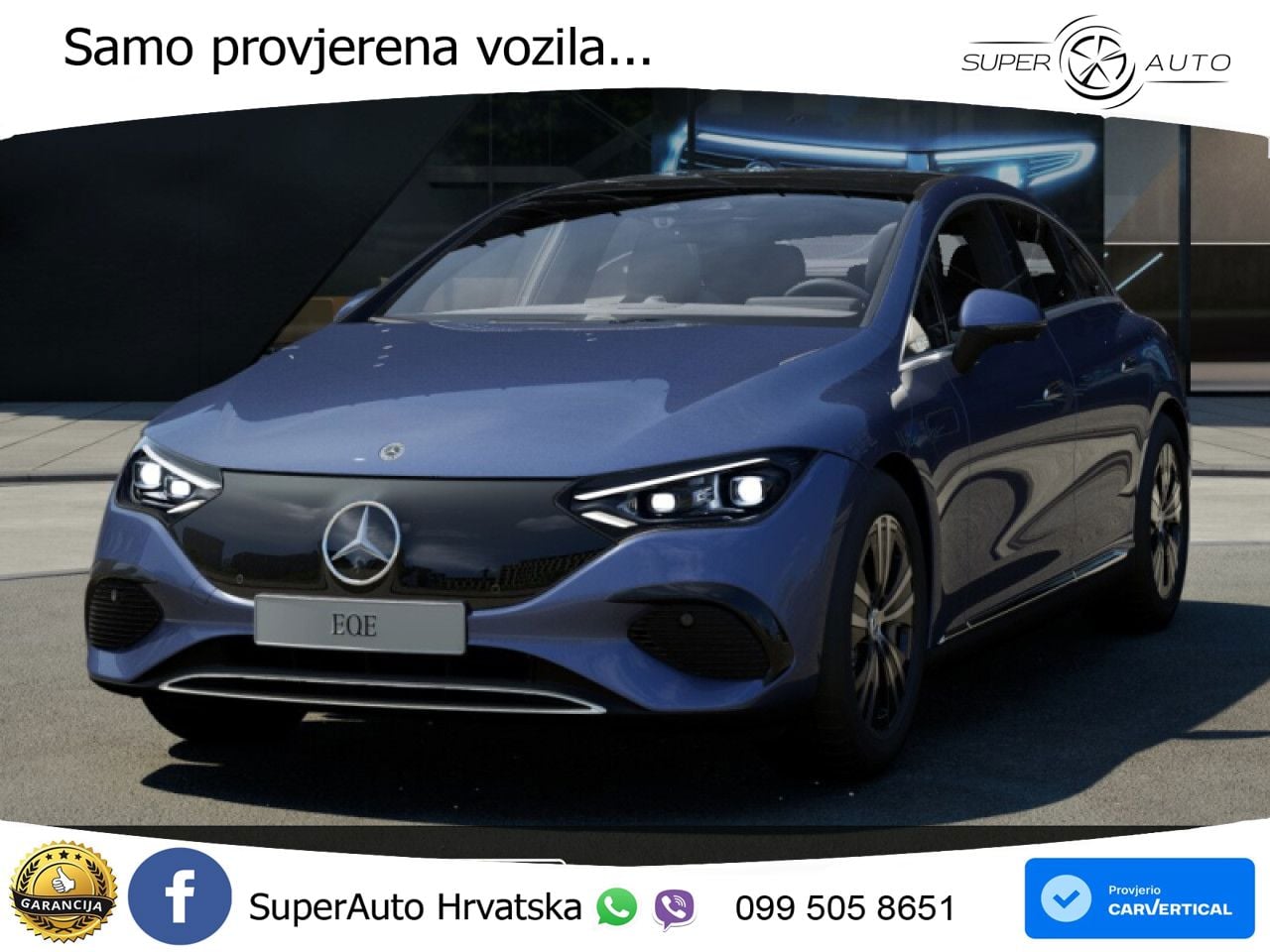Mercedes EQE 350+ 105 kWh (320 KS) ACC+GR SJED+360+PANO