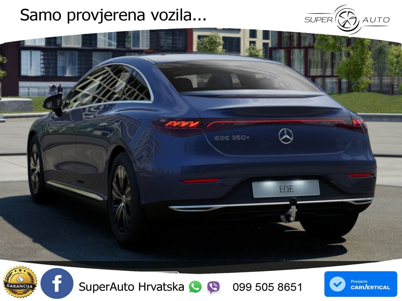 Mercedes EQE 350+ 105 kWh (320 KS) ACC+GR SJED+360+PANO