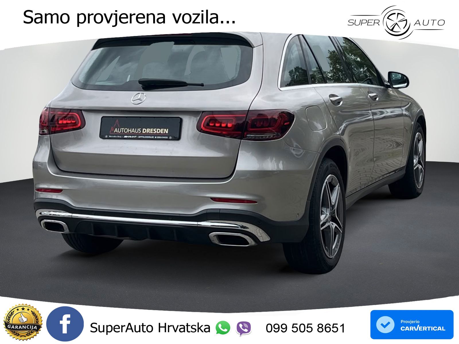 Mercedes GLC 300d (245 KS) 4MATIC G-TRONIC AMG LED+GR SJED+ACC