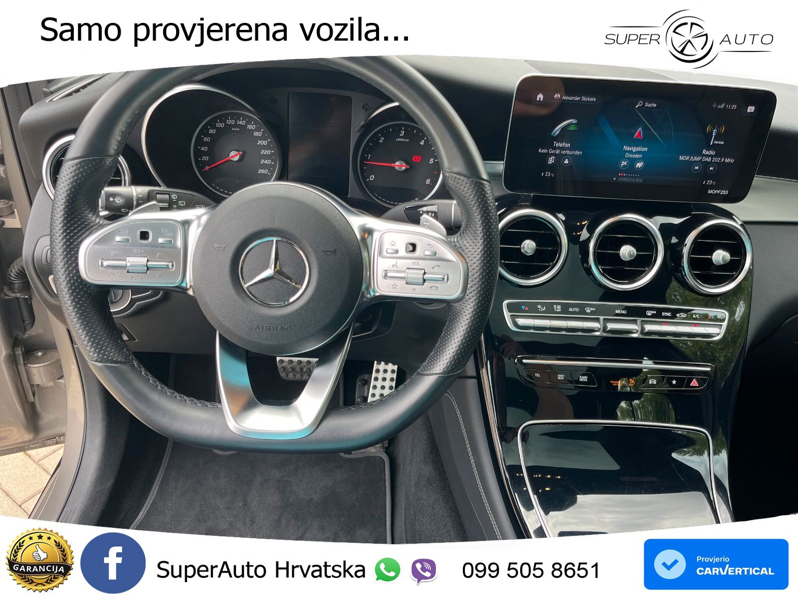 Mercedes GLC 300d (245 KS) 4MATIC G-TRONIC AMG LED+GR SJED+ACC