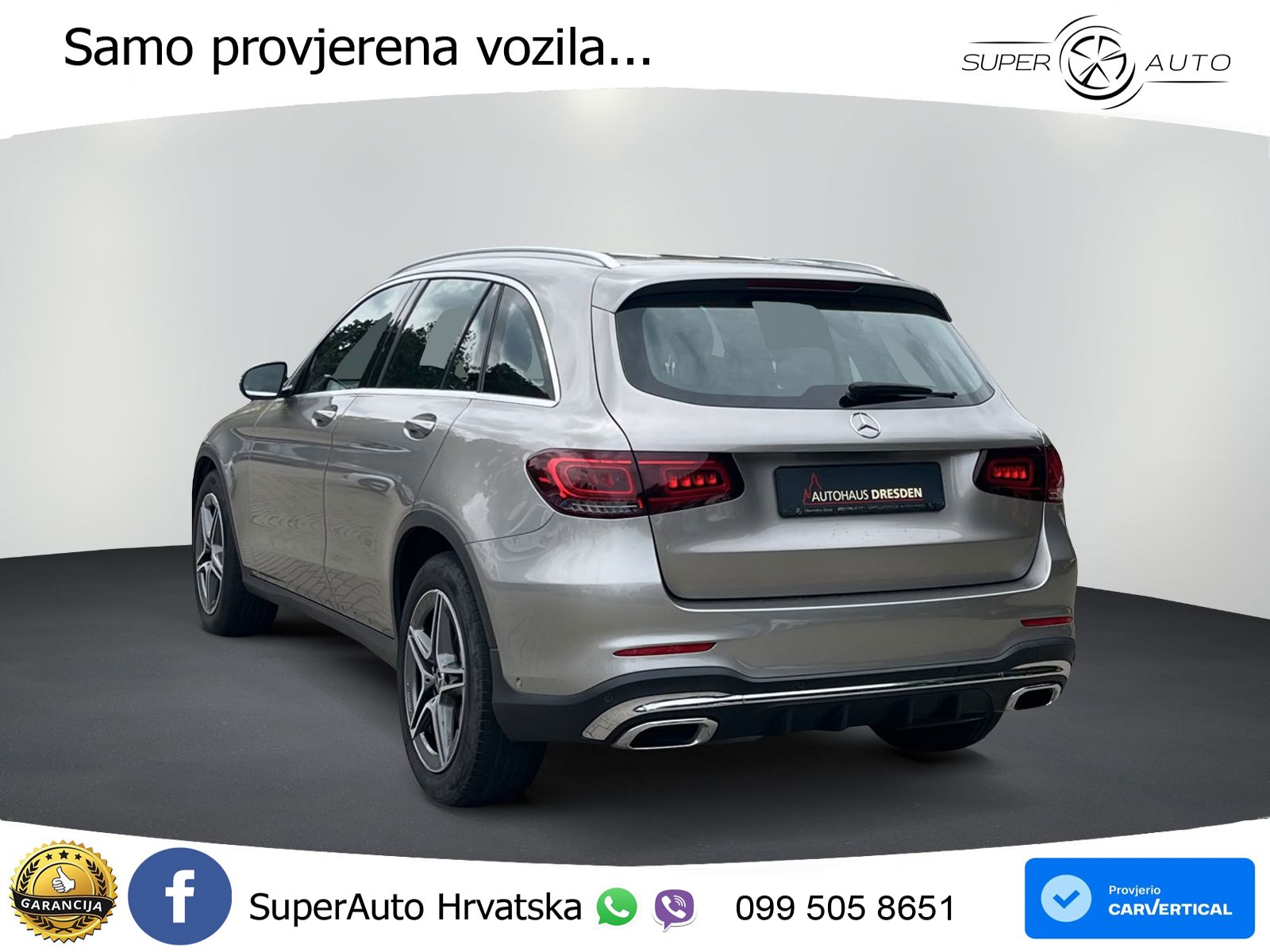 Mercedes GLC 300d (245 KS) 4MATIC G-TRONIC AMG LED+GR SJED+ACC