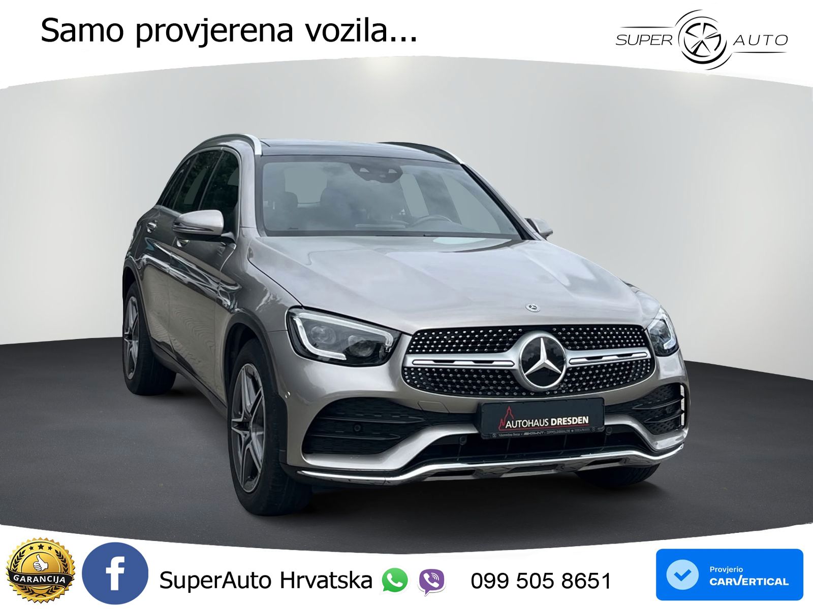 Mercedes GLC 300d (245 KS) 4MATIC G-TRONIC AMG LED+GR SJED+ACC