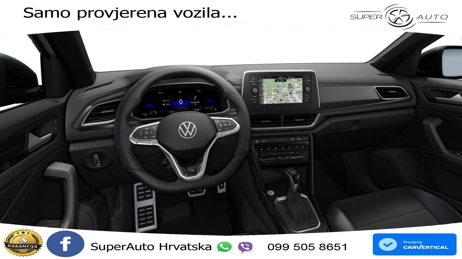 Volkswagen T-Roc 1.5 TSI (150 KS) DSG R-Line LED+GR SJED+ACC