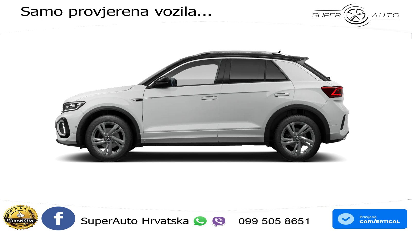 Volkswagen T-Roc 1.5 TSI (150 KS) DSG R-Line LED+GR SJED+ACC