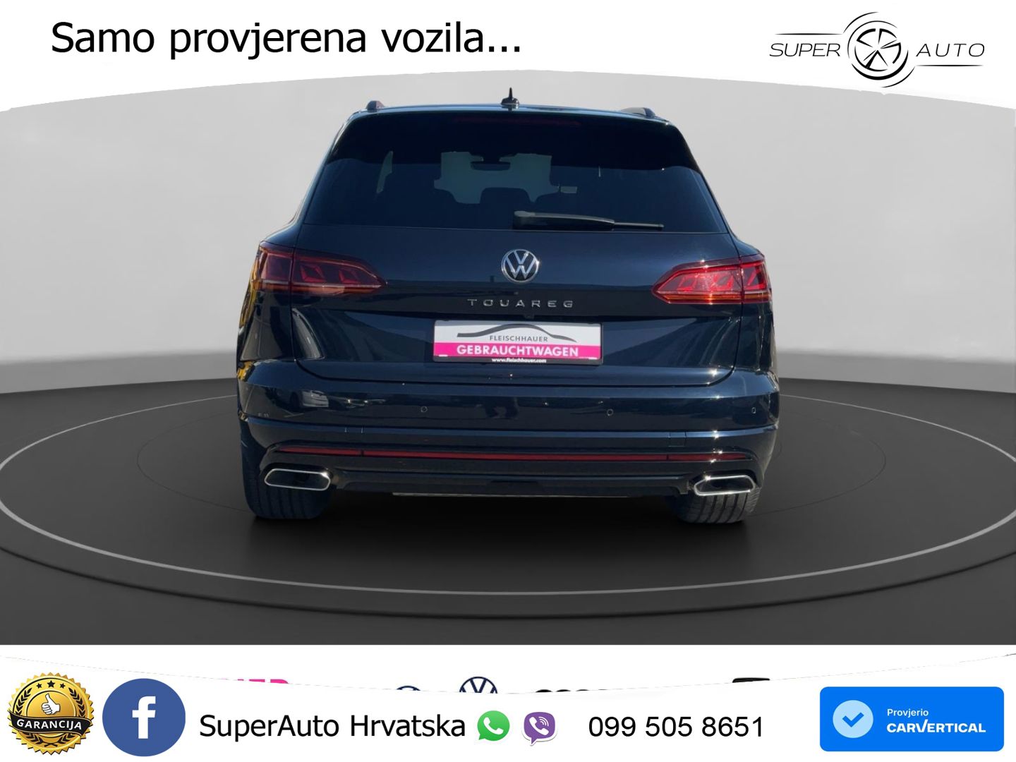 Volkswagen Touareg 3.0 V6 TDI (286 KS) 4MOTION Tiptronic R-Line ZRAČNI+ACC+GR SJED+KAM