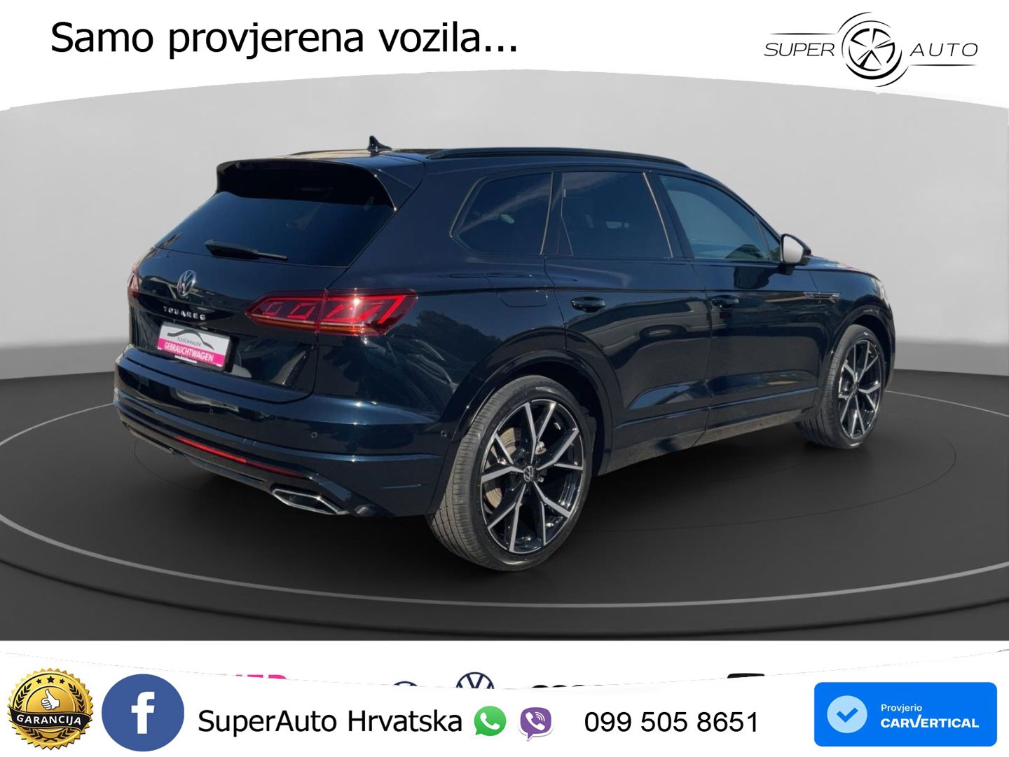 Volkswagen Touareg 3.0 V6 TDI (286 KS) 4MOTION Tiptronic R-Line ZRAČNI+ACC+GR SJED+KAM