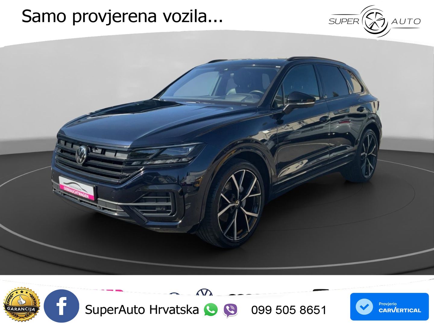 Volkswagen Touareg 3.0 V6 TDI (286 KS) 4MOTION Tiptronic R-Line ZRAČNI+ACC+GR SJED+KAM