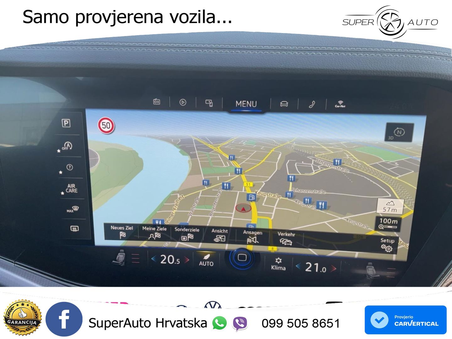 Volkswagen Touareg 3.0 V6 TDI (286 KS) 4MOTION Tiptronic R-Line ZRAČNI+ACC+GR SJED+KAM