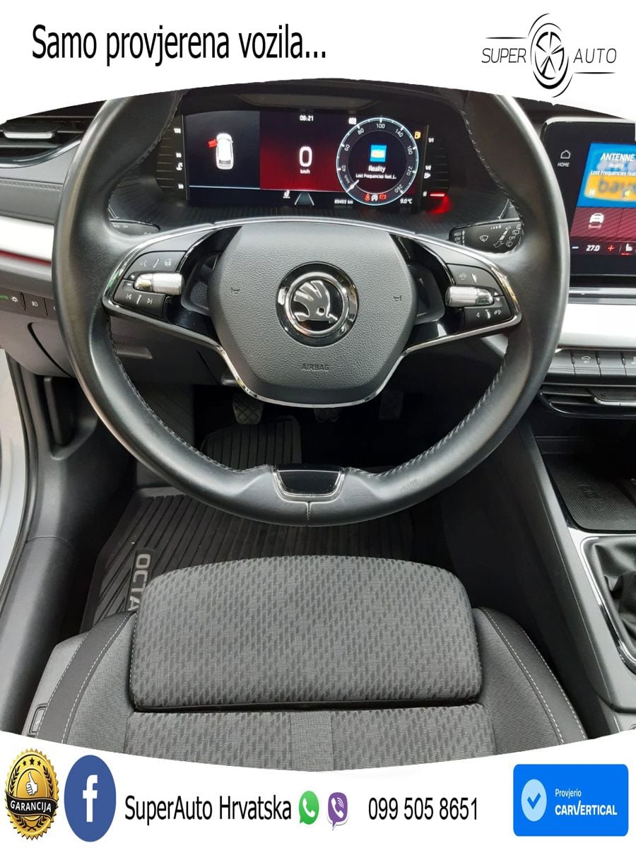 Škoda Octavia Combi 2.0 TDI (150 KS) LED+GR SJED+ACC