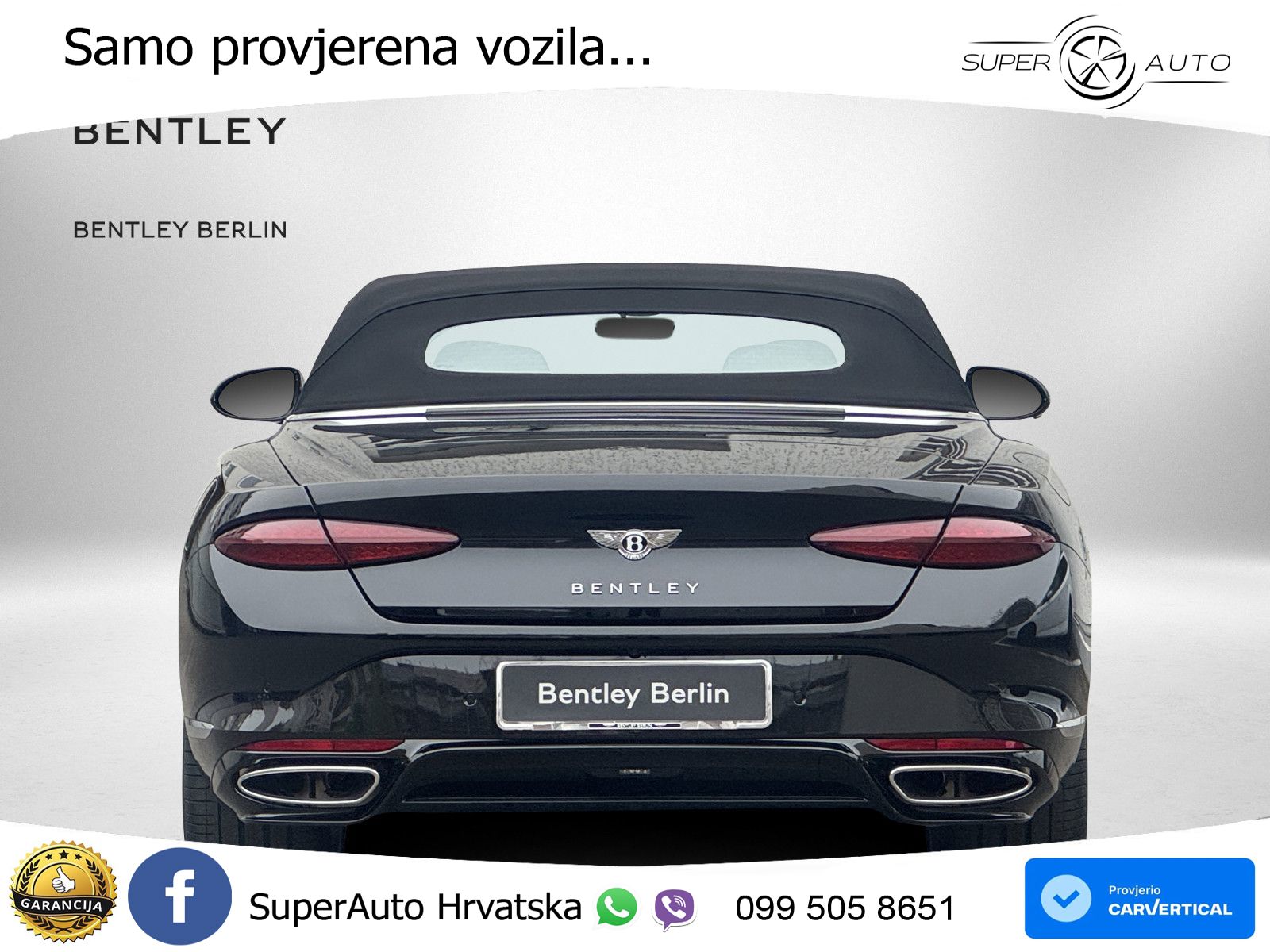 Bentley Continental GTC IV 4.0 V8 TFSi (782 KS) AWD DCT LED+GR SJED+ACC
