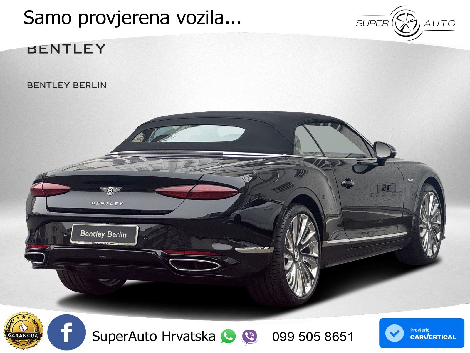 Bentley Continental GTC IV 4.0 V8 TFSi (782 KS) AWD DCT LED+GR SJED+ACC