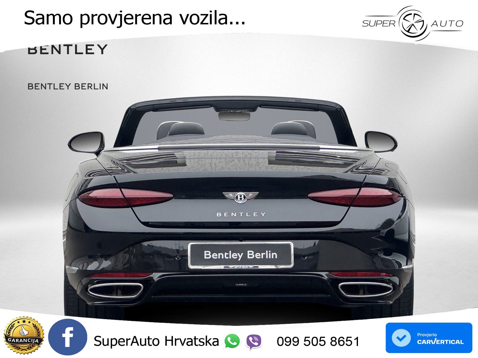 Bentley Continental GTC IV 4.0 V8 TFSi (782 KS) AWD DCT LED+GR SJED+ACC