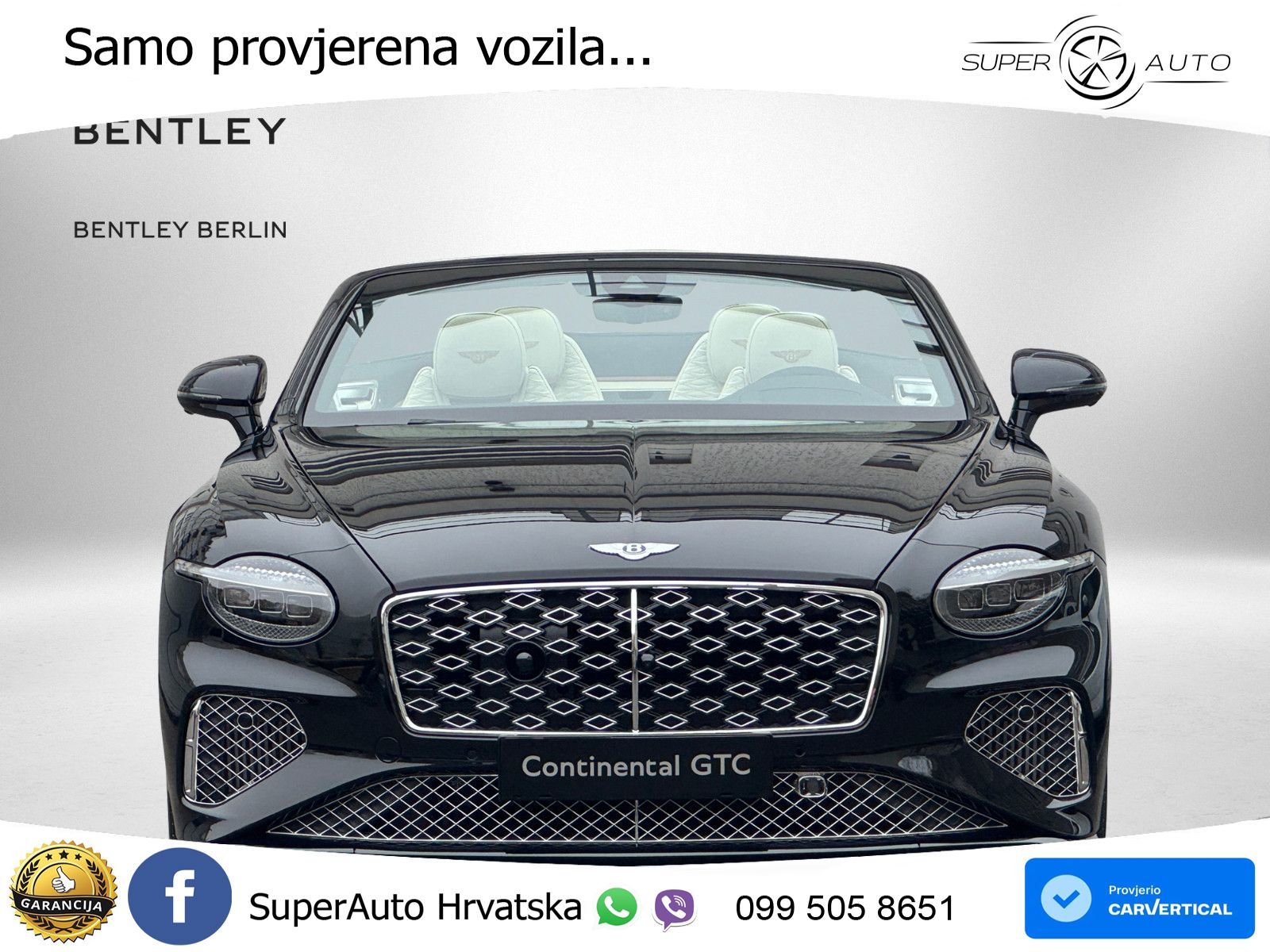 Bentley Continental GTC IV 4.0 V8 TFSi (782 KS) AWD DCT LED+GR SJED+ACC