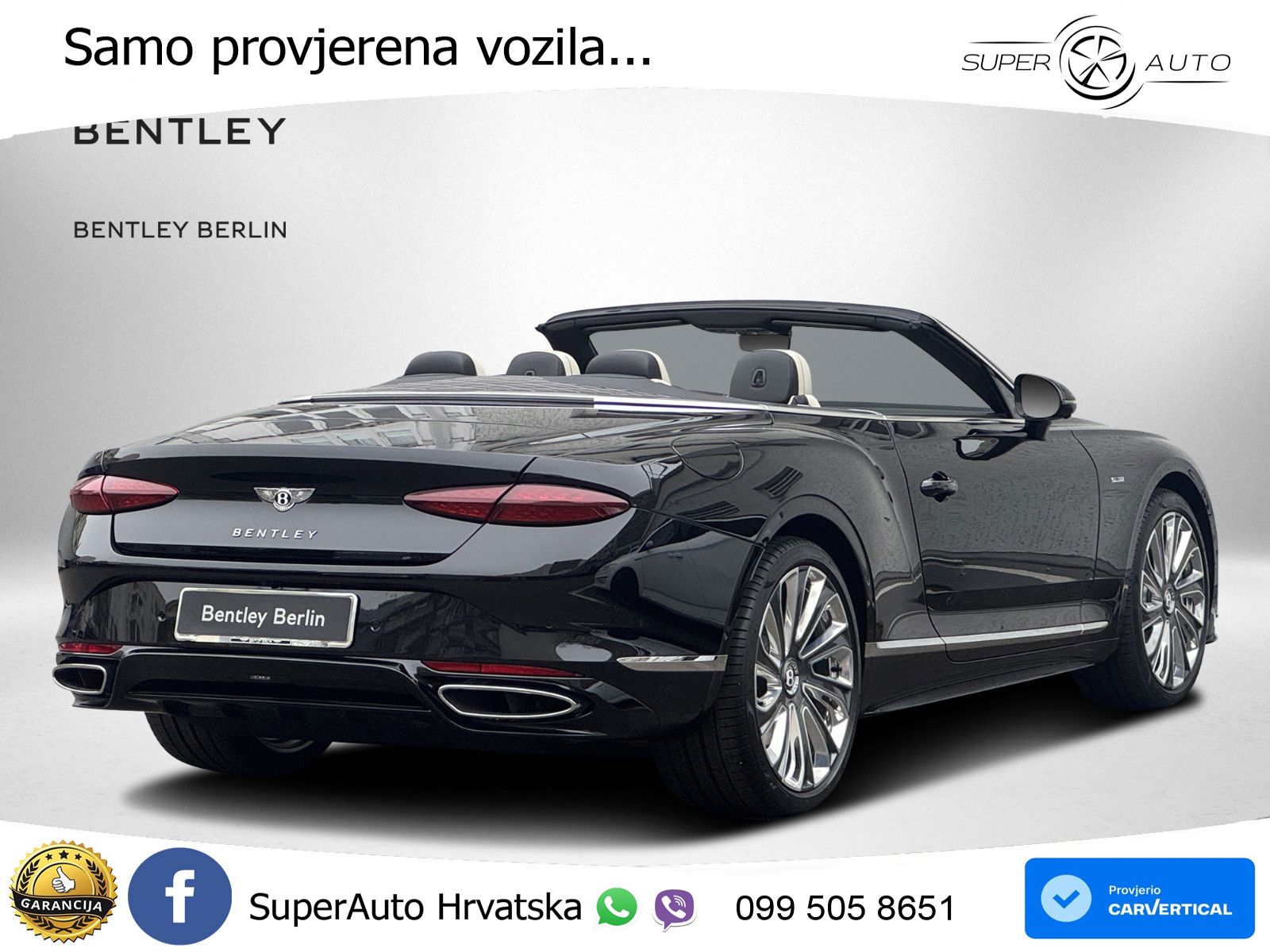 Bentley Continental GTC IV 4.0 V8 TFSi (782 KS) AWD DCT LED+GR SJED+ACC