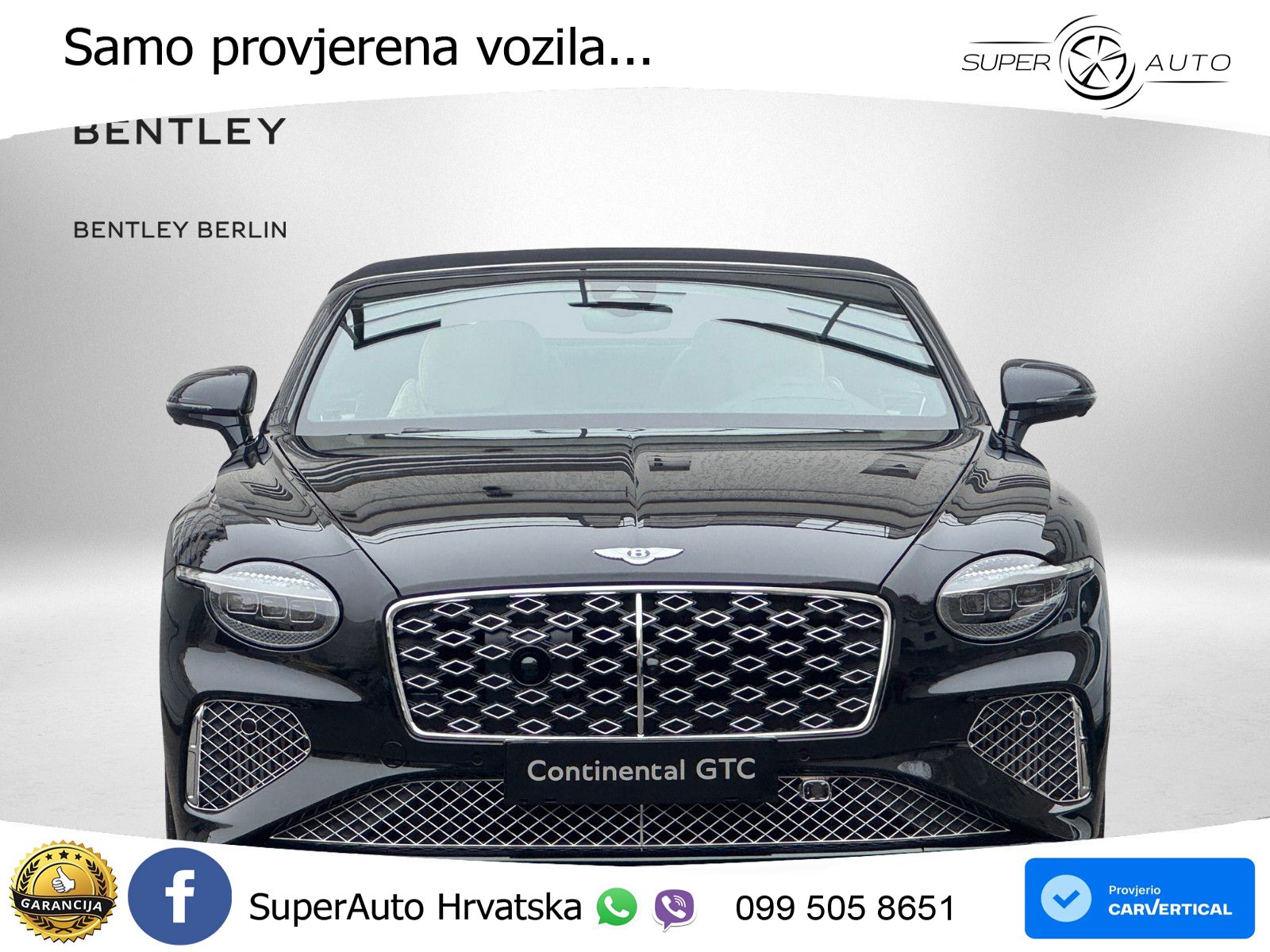 Bentley Continental GTC IV 4.0 V8 TFSi (782 KS) AWD DCT LED+GR SJED+ACC