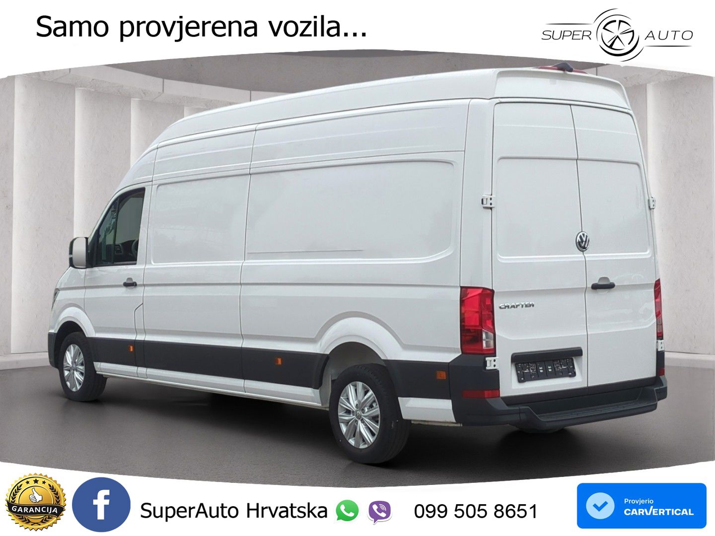 Volkswagen Crafter Kasten LR+Superhoch*Autom ACC R-Kam SHZ 177 KS