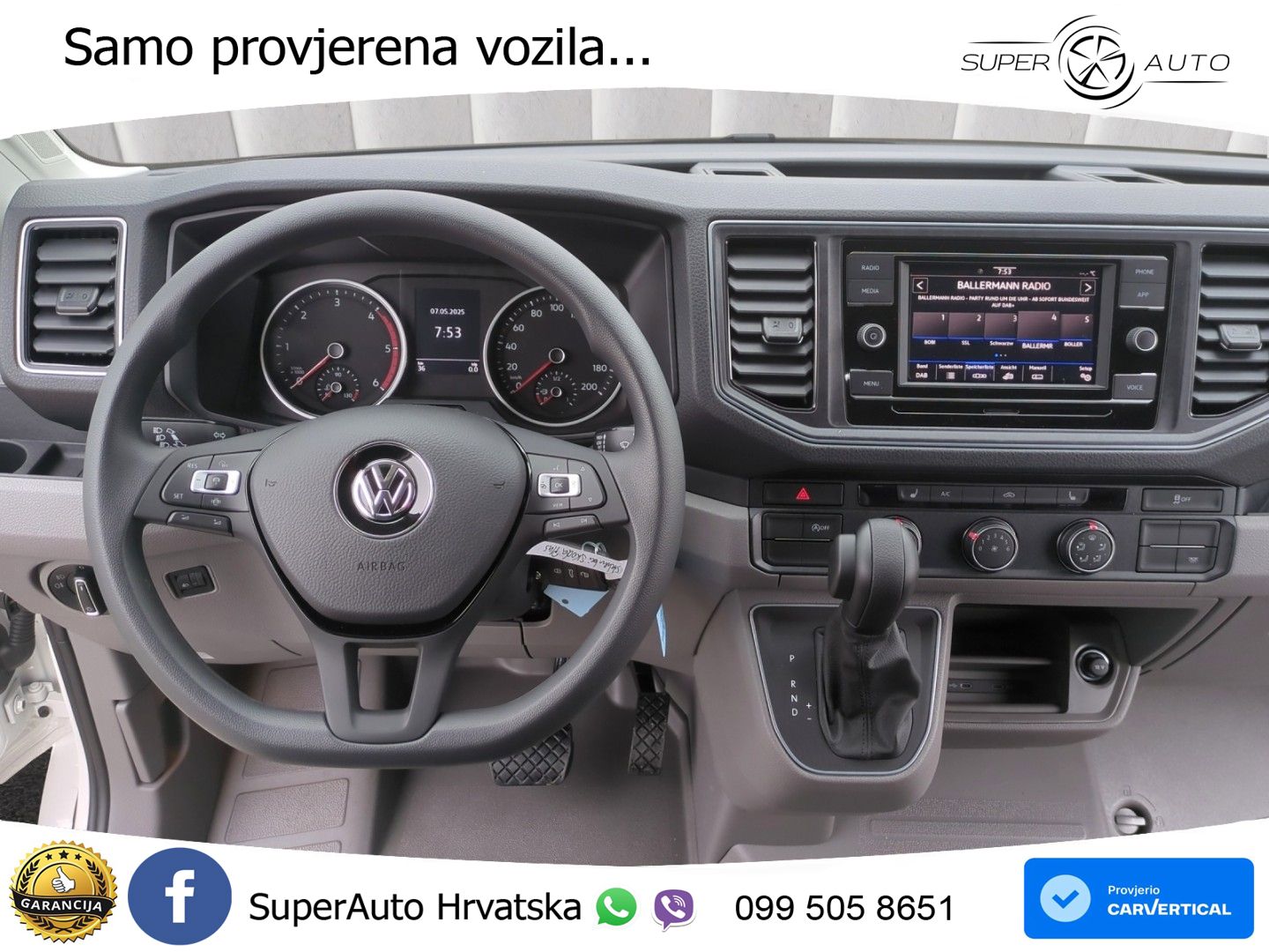Volkswagen Crafter Kasten LR+Superhoch*Autom ACC R-Kam SHZ 177 KS