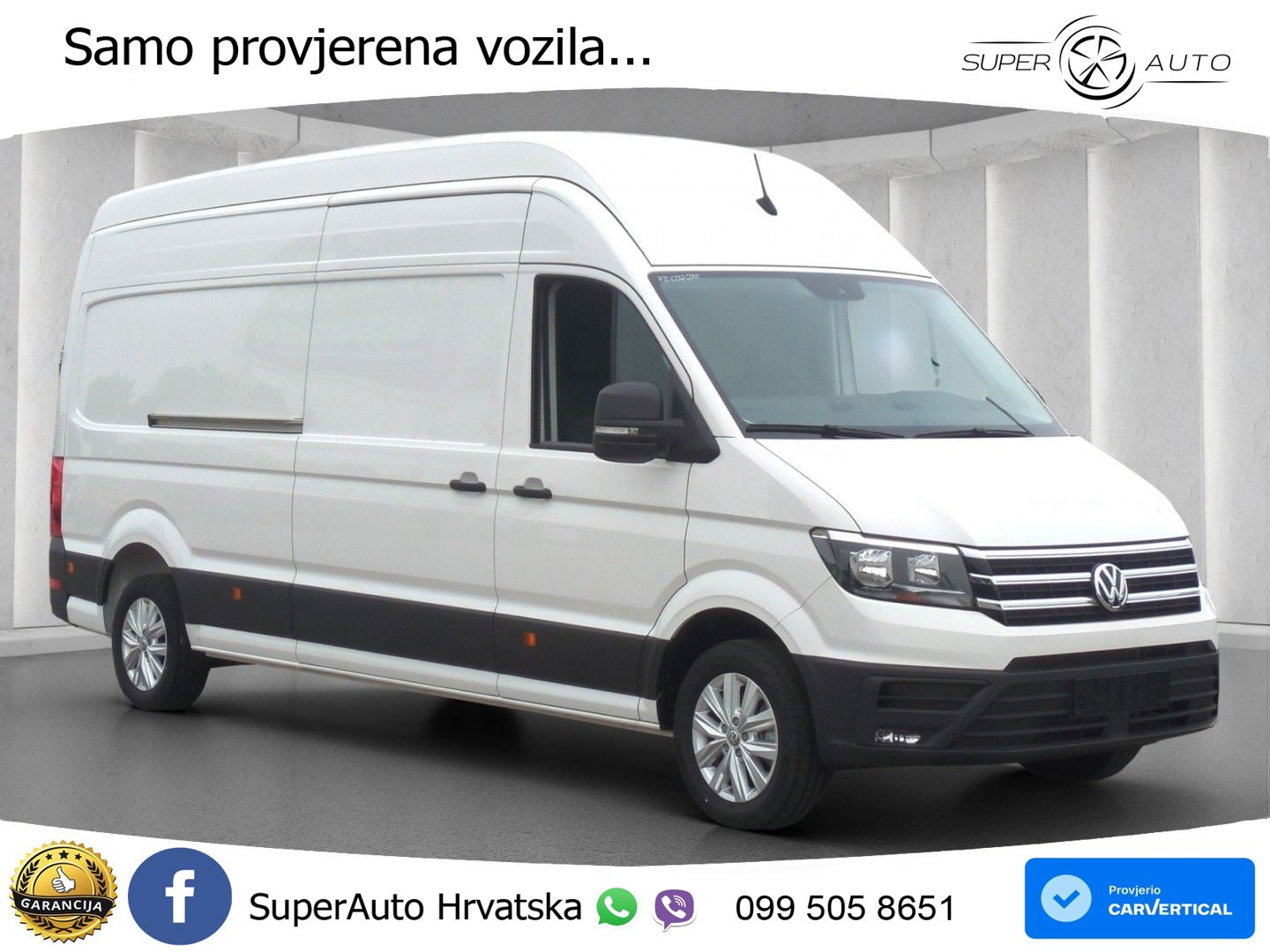 Volkswagen Crafter Kasten LR+Superhoch*Autom ACC R-Kam SHZ 177 KS
