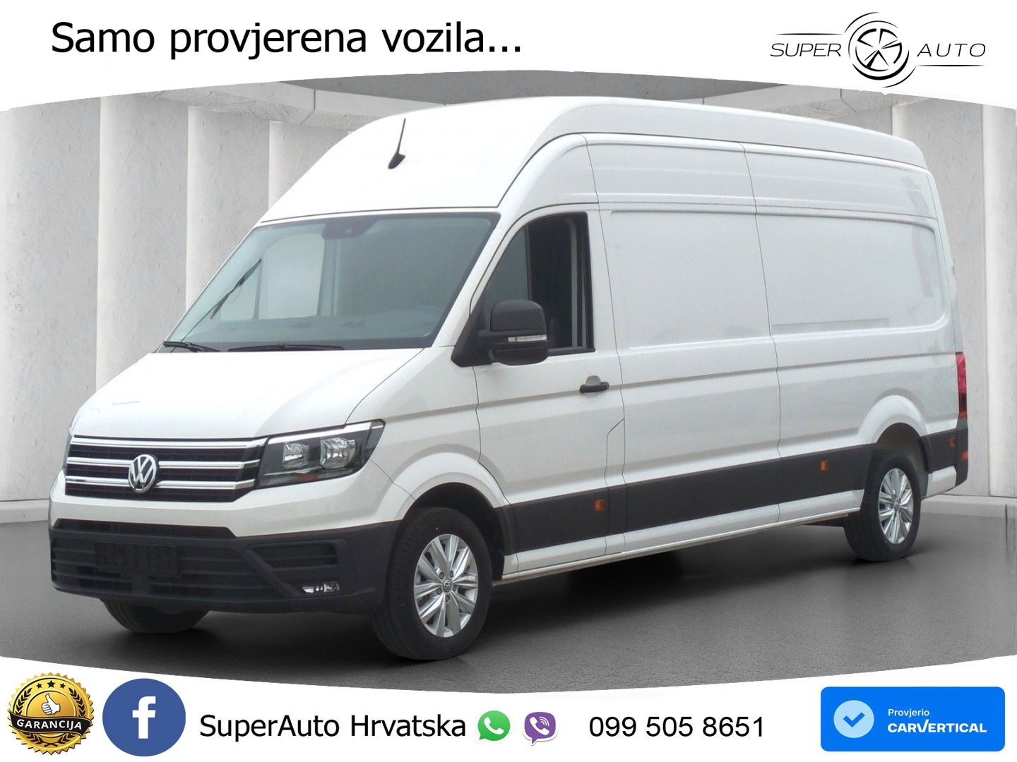 Volkswagen Crafter Kasten LR+Superhoch*Autom ACC R-Kam SHZ 177 KS