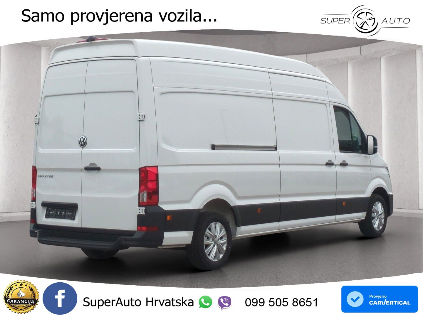Volkswagen Crafter Kasten LR+Superhoch*Autom ACC R-Kam SHZ 177 KS