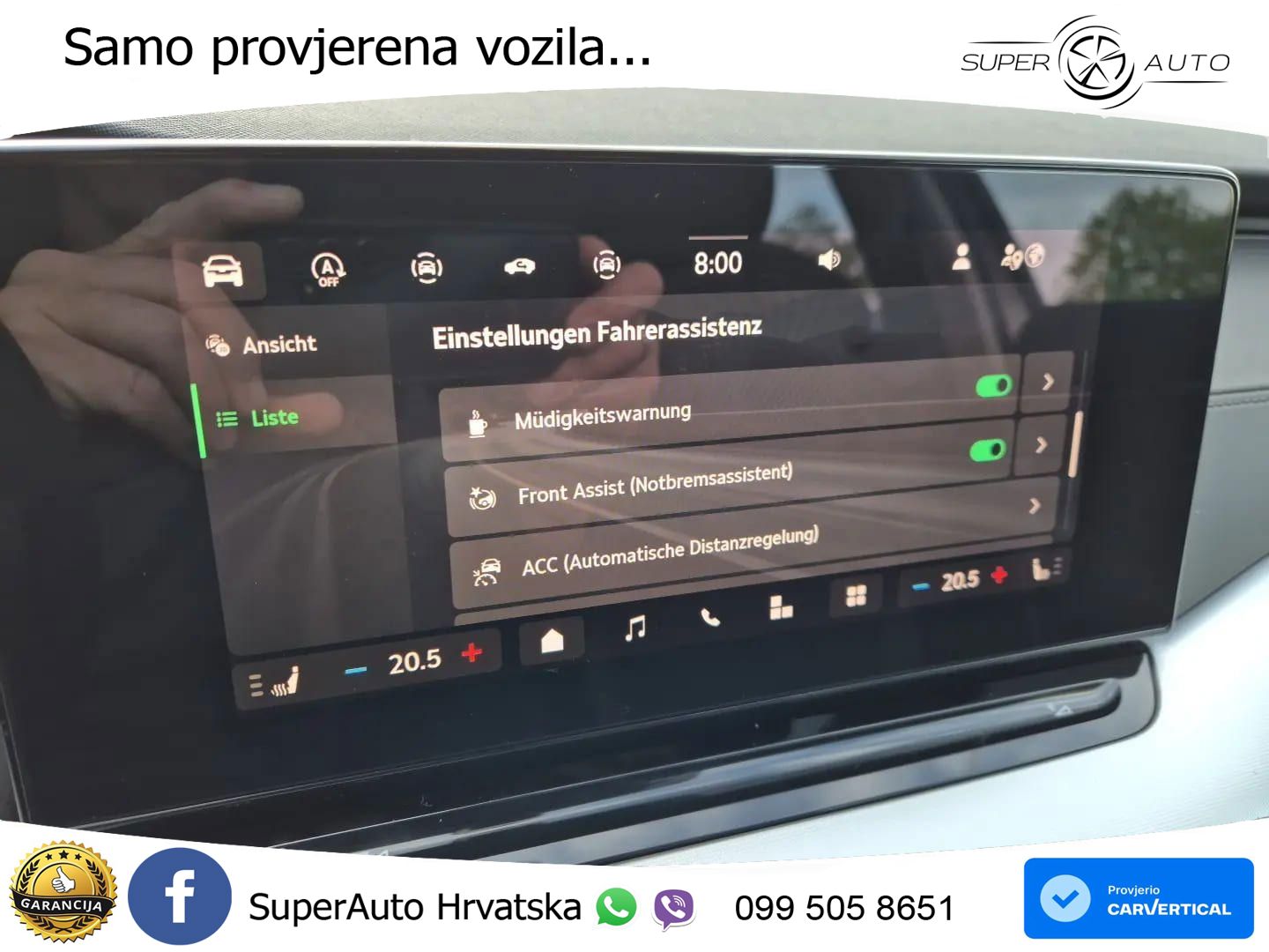 Škoda Octavia Combi 1.5 TSI (150 KS) DSG Selection LED+GR SJED+ACC