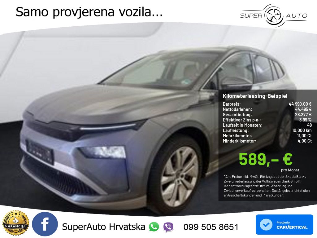 Škoda Enyaq 85 82 kWh (286 KS) Loft LED+GR SJED+ACC