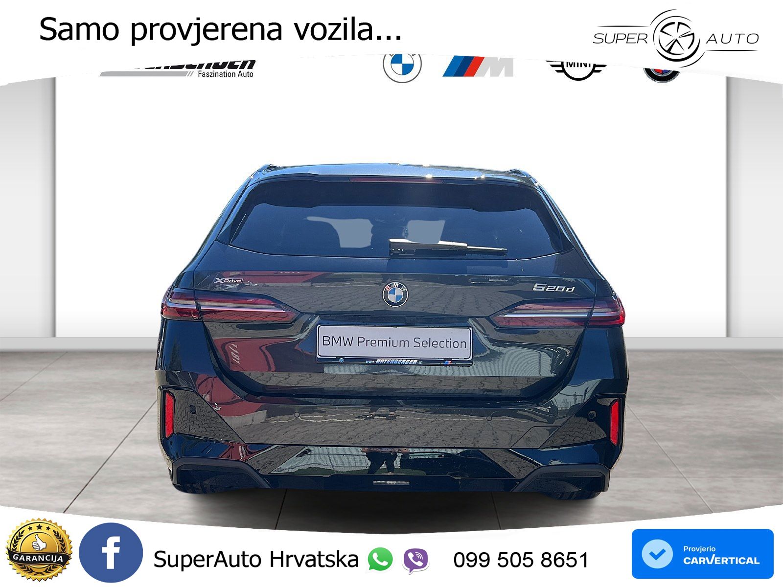 BMW 520d Touring (197 KS) xDrive Steptronic M Sport LED+GR SJED+ACC