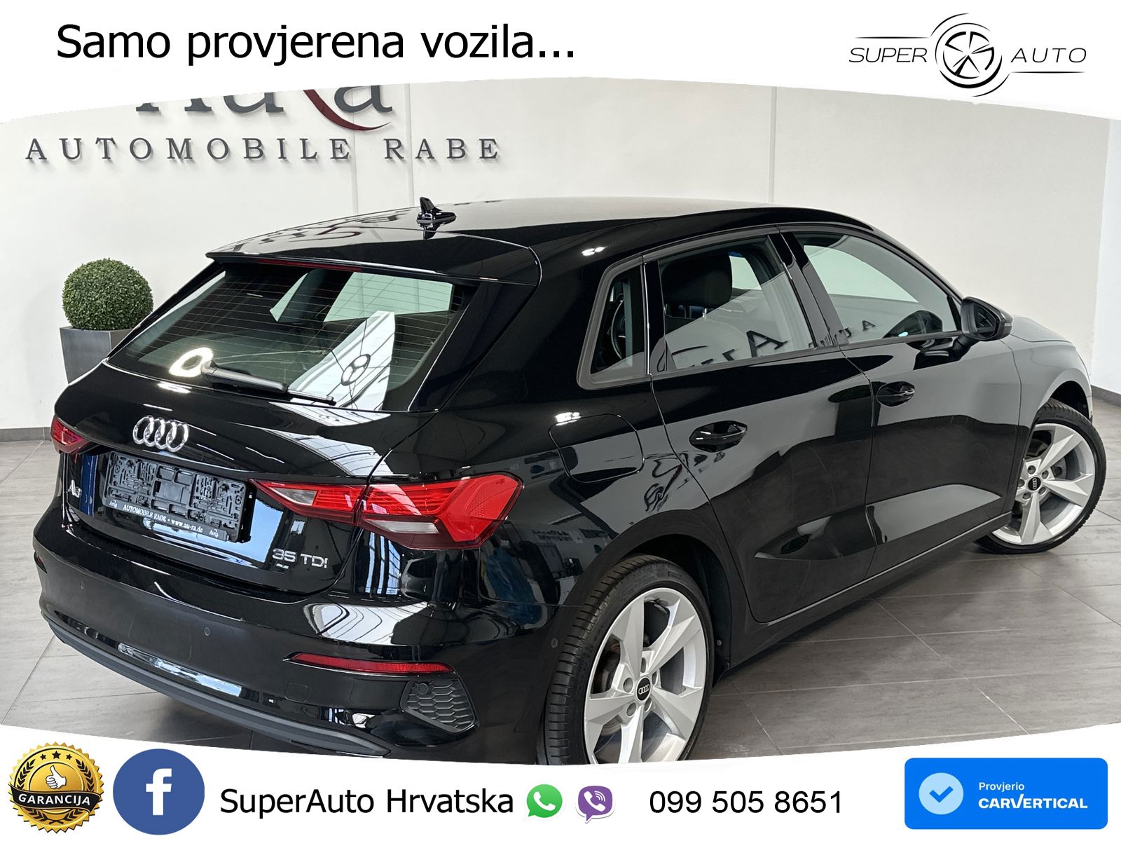 Audi A3 35 TDI (150 KS) S tronic
