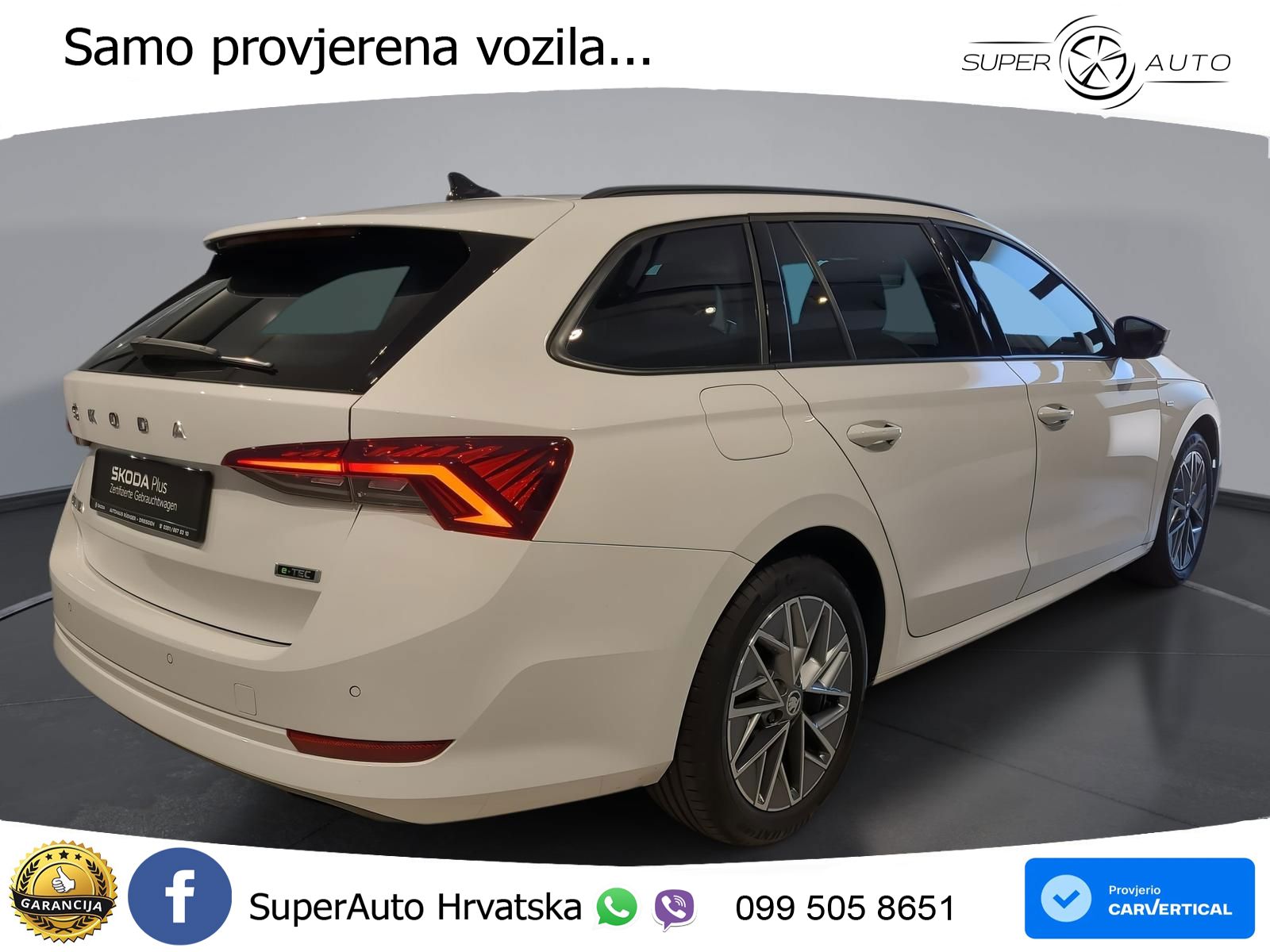 Škoda Octavia Combi 1.5 TSI EVO e-TEC (150 KS) DSG LED+GR SJED+ACC