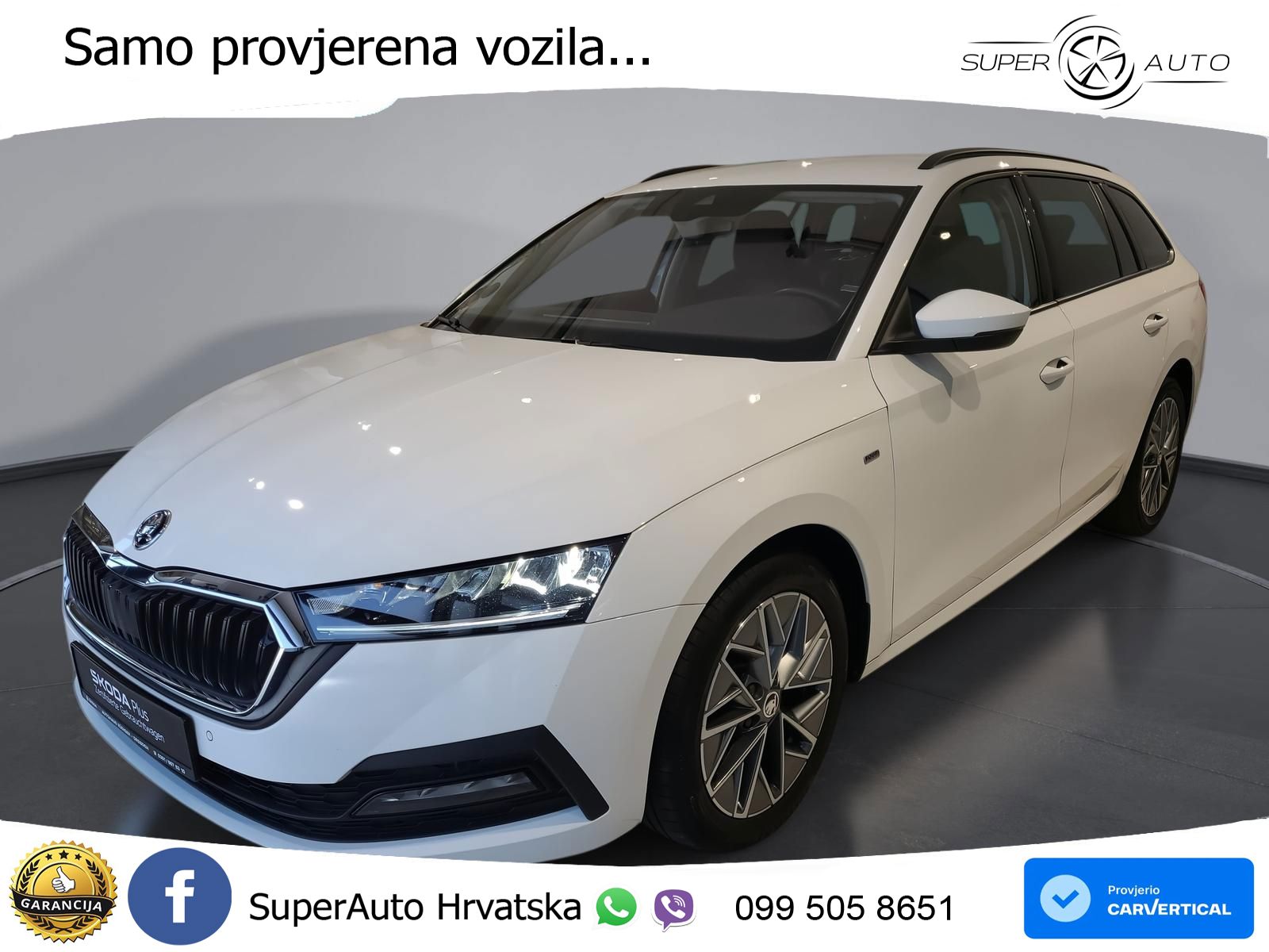 Škoda Octavia Combi 1.5 TSI EVO e-TEC (150 KS) DSG LED+GR SJED+ACC