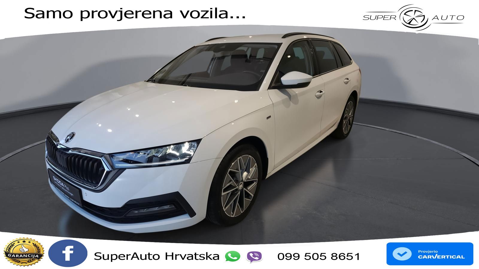 Škoda Octavia Combi 1.5 TSI EVO e-TEC (150 KS) DSG LED+GR SJED+ACC