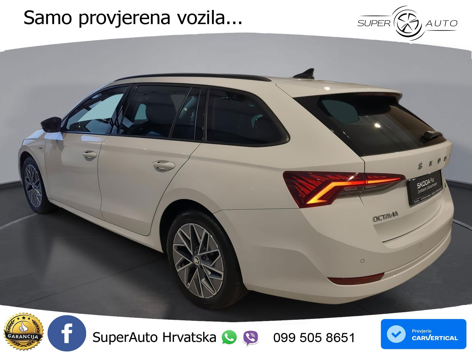 Škoda Octavia Combi 1.5 TSI EVO e-TEC (150 KS) DSG LED+GR SJED+ACC