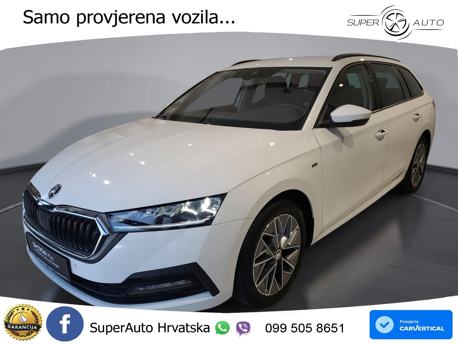 Škoda Octavia Combi 1.5 TSI EVO e-TEC (150 KS) DSG LED+GR SJED+ACC