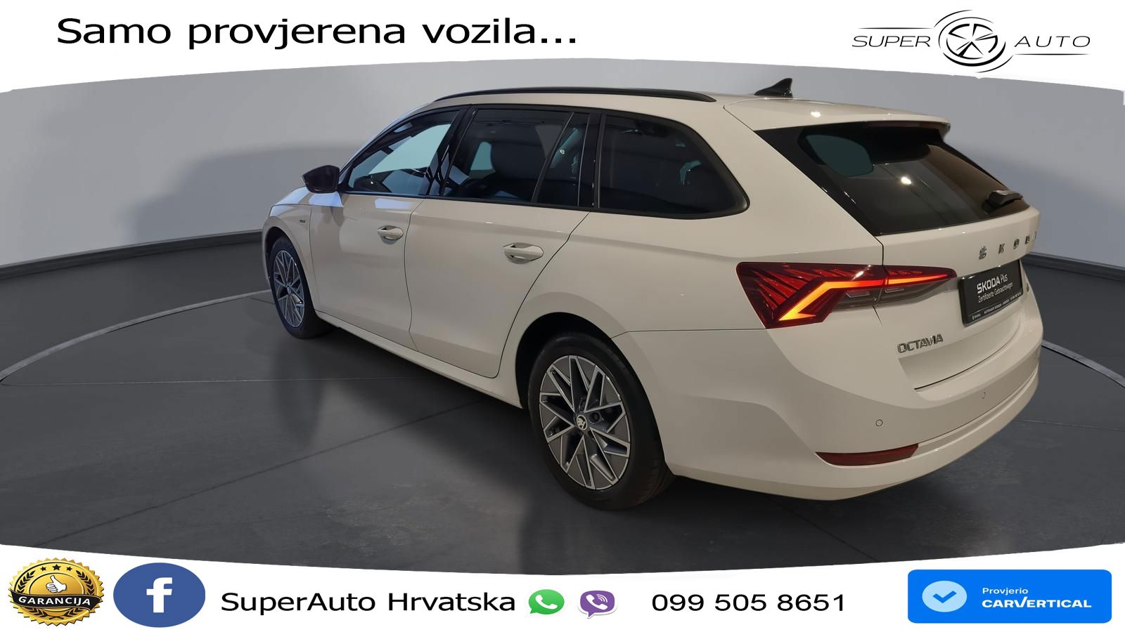 Škoda Octavia Combi 1.5 TSI EVO e-TEC (150 KS) DSG LED+GR SJED+ACC