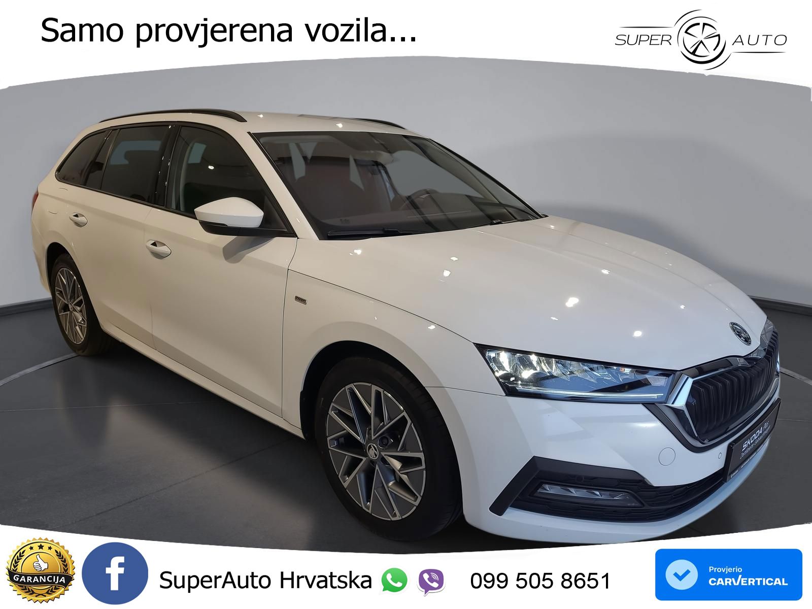 Škoda Octavia Combi 1.5 TSI EVO e-TEC (150 KS) DSG LED+GR SJED+ACC