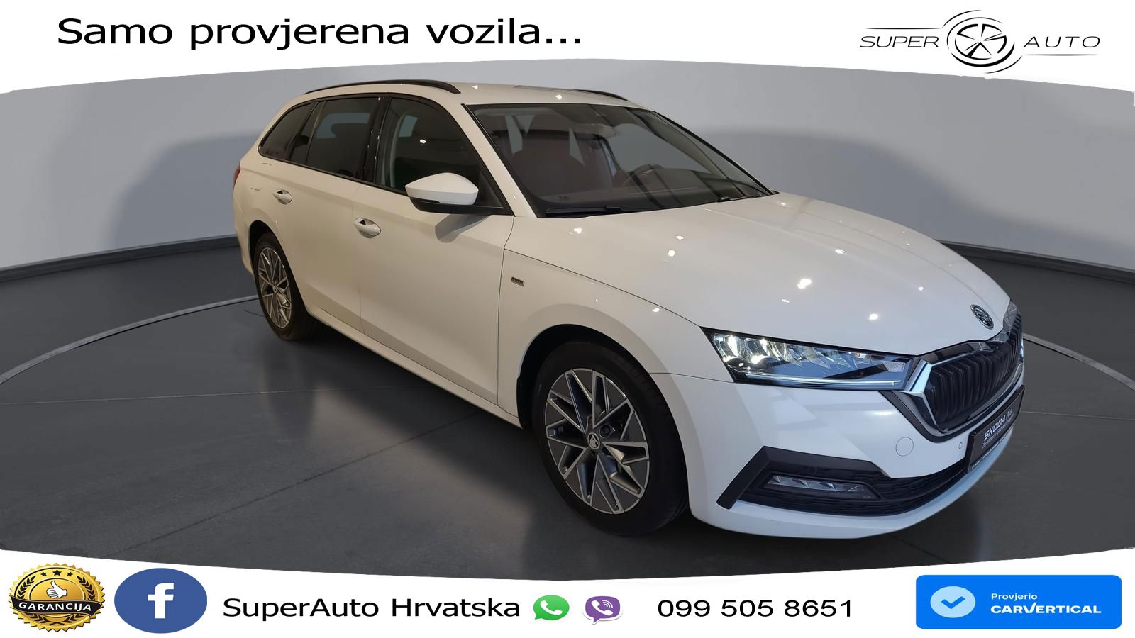 Škoda Octavia Combi 1.5 TSI EVO e-TEC (150 KS) DSG LED+GR SJED+ACC