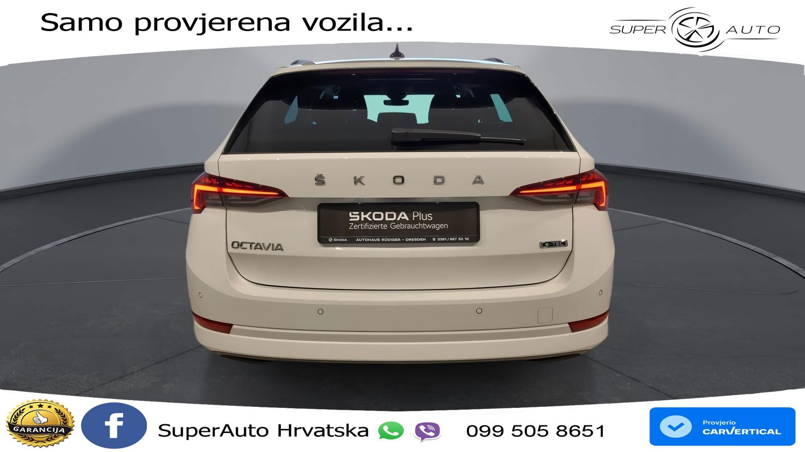 Škoda Octavia Combi 1.5 TSI EVO e-TEC (150 KS) DSG LED+GR SJED+ACC