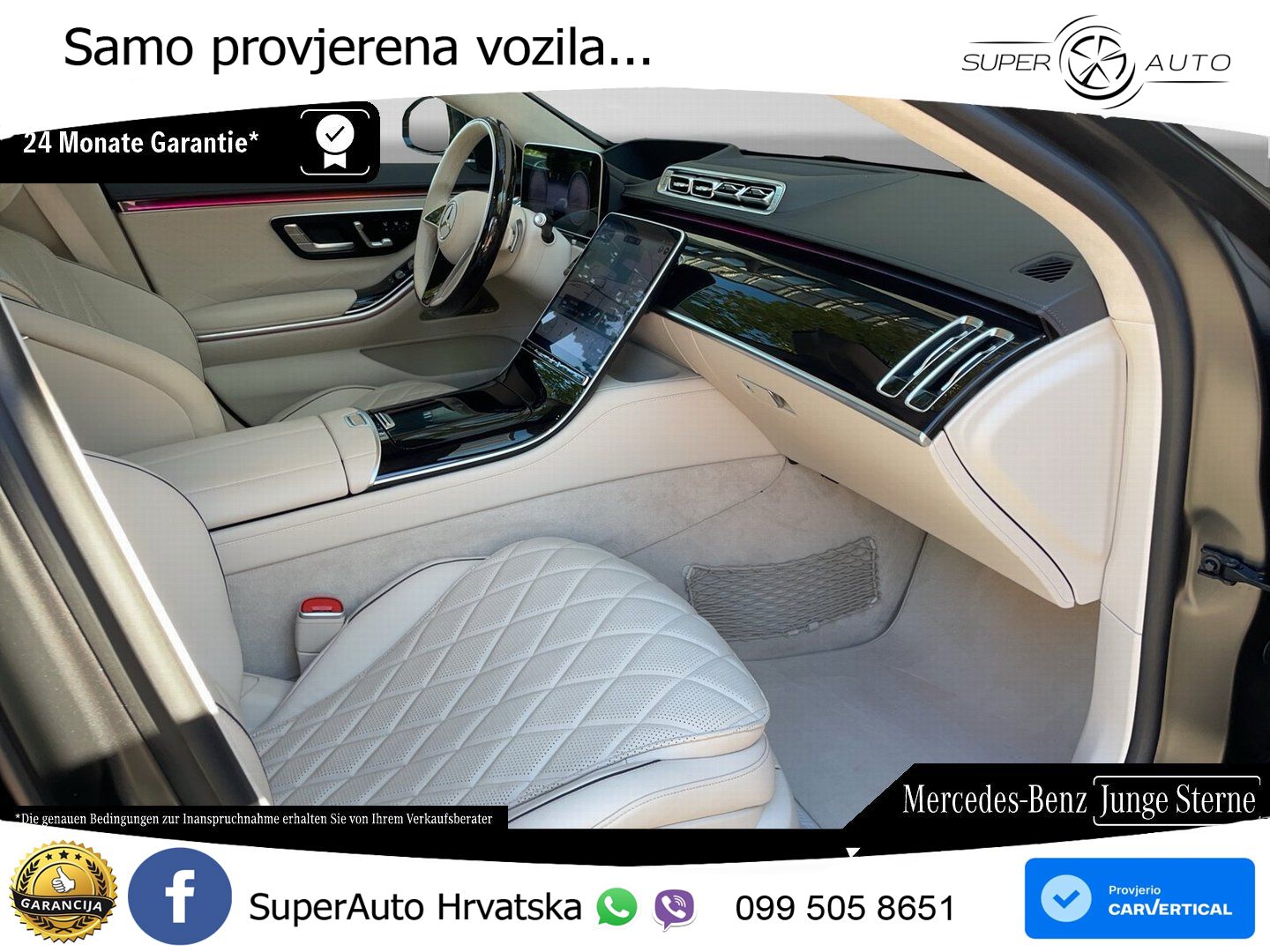 Mercedes S 580 V8 (503 KS) EQ Boost 4MATIC 9G-TRONIC Manufaktur ACC+HEAD+4xGR SJED+360+PANO