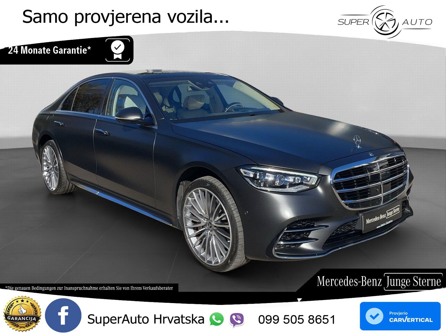 Mercedes S 580 V8 (503 KS) EQ Boost 4MATIC 9G-TRONIC Manufaktur ACC+HEAD+4xGR SJED+360+PANO