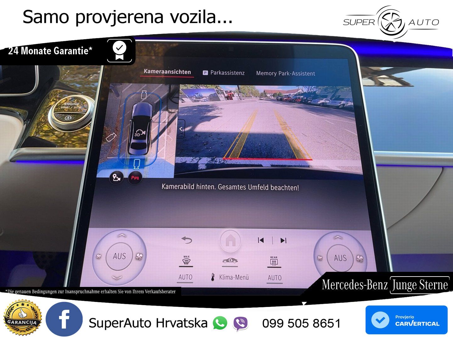 Mercedes S 580 V8 (503 KS) EQ Boost 4MATIC 9G-TRONIC Manufaktur ACC+HEAD+4xGR SJED+360+PANO