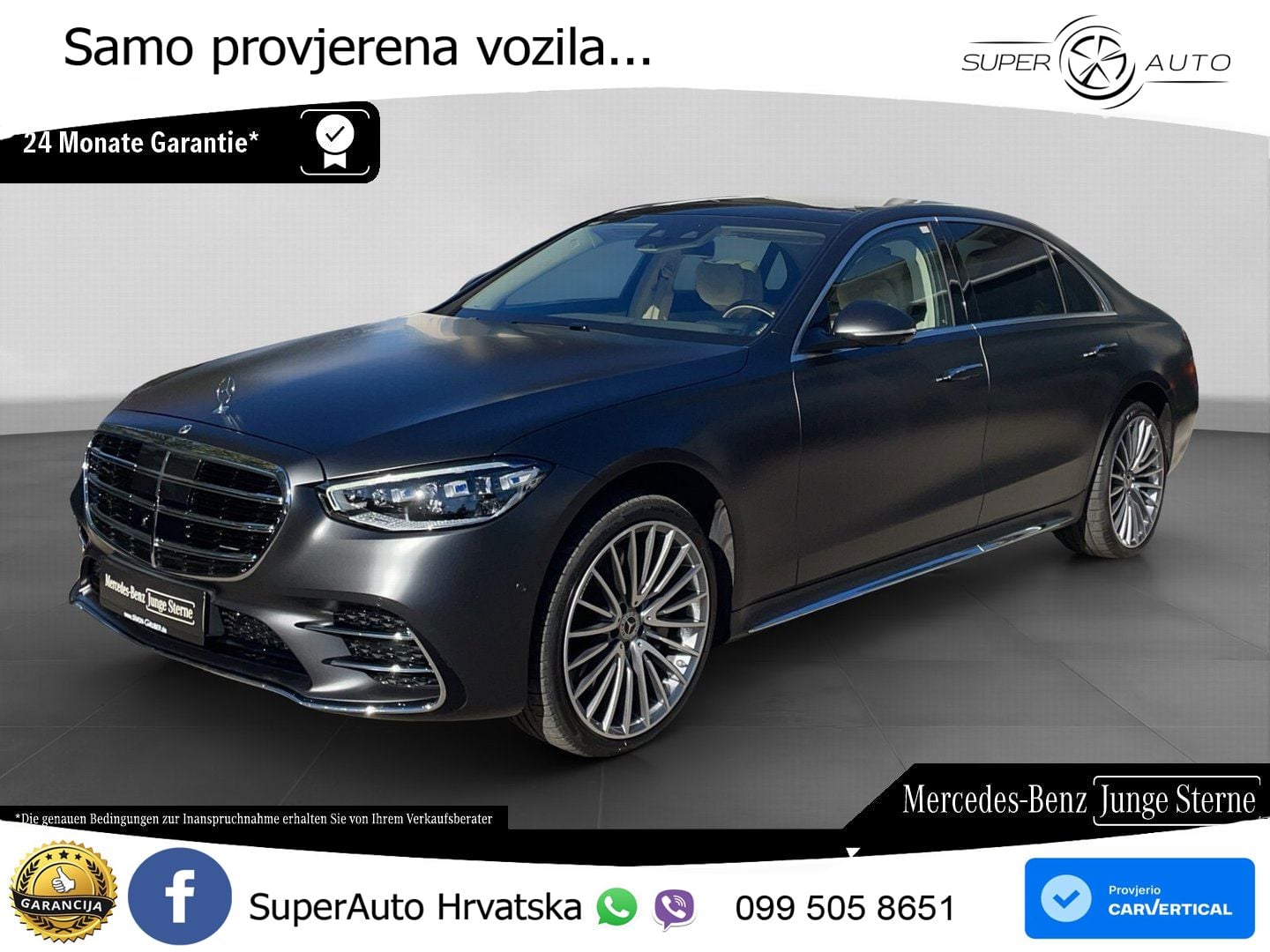Mercedes S 580 V8 (503 KS) EQ Boost 4MATIC 9G-TRONIC Manufaktur ACC+HEAD+4xGR SJED+360+PANO