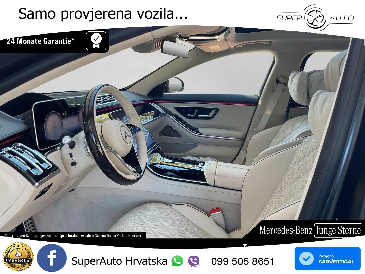 Mercedes S 580 V8 (503 KS) EQ Boost 4MATIC 9G-TRONIC Manufaktur ACC+HEAD+4xGR SJED+360+PANO