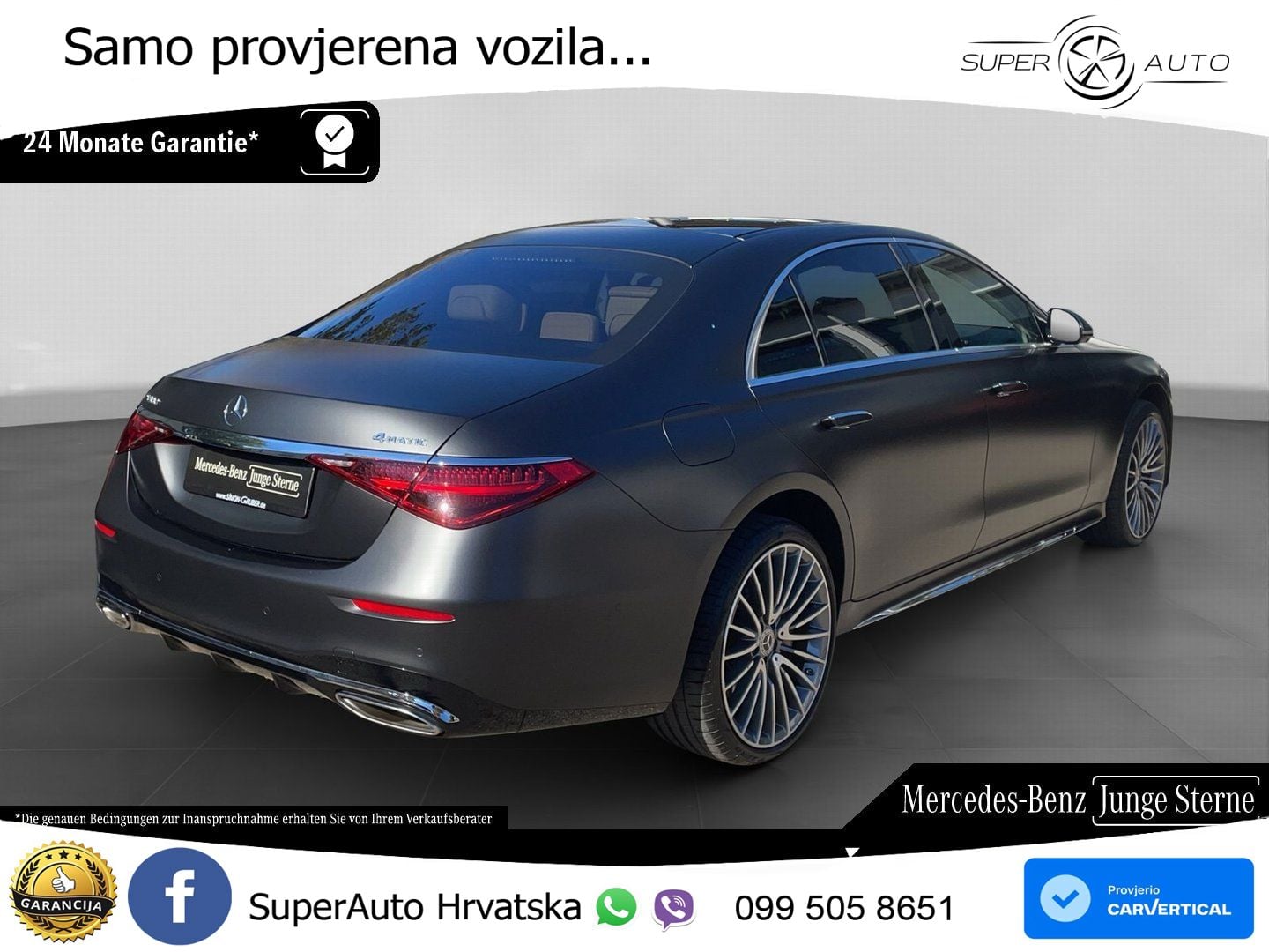 Mercedes S 580 V8 (503 KS) EQ Boost 4MATIC 9G-TRONIC Manufaktur ACC+HEAD+4xGR SJED+360+PANO