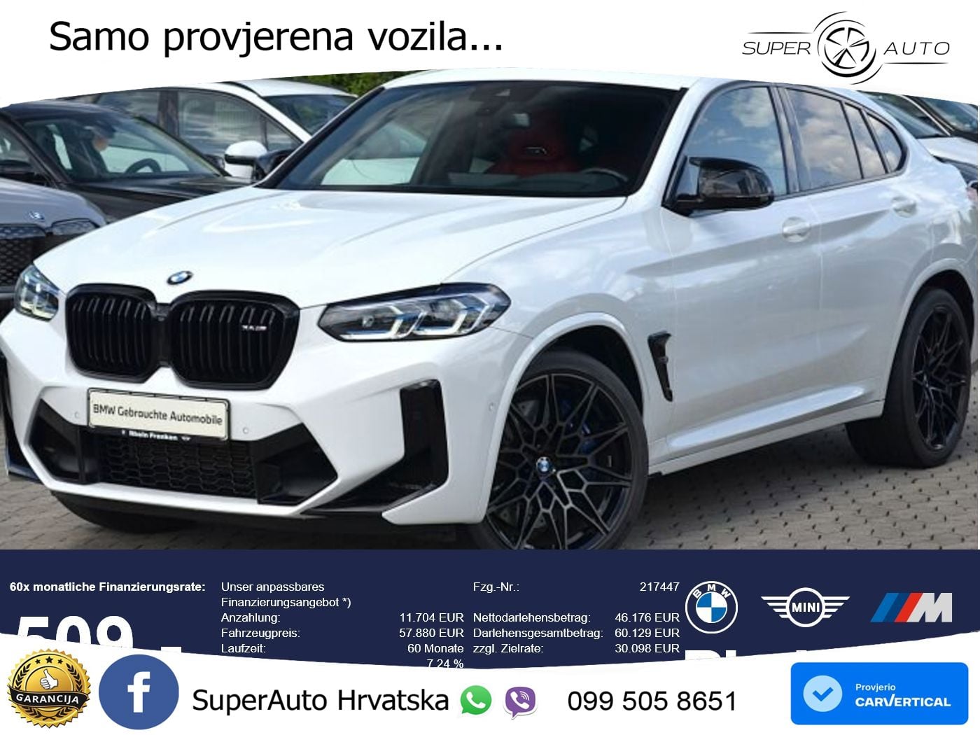 BMW X4 M Competition 3.0 (510 KS) xDrive Steptronic