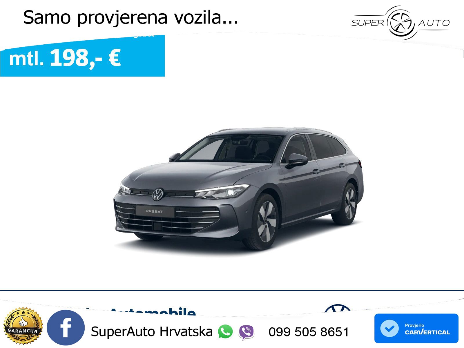 Volkswagen Passat Variant 1.5 eTSI (150 KS) DSG Business LED+GR SJED+ACC