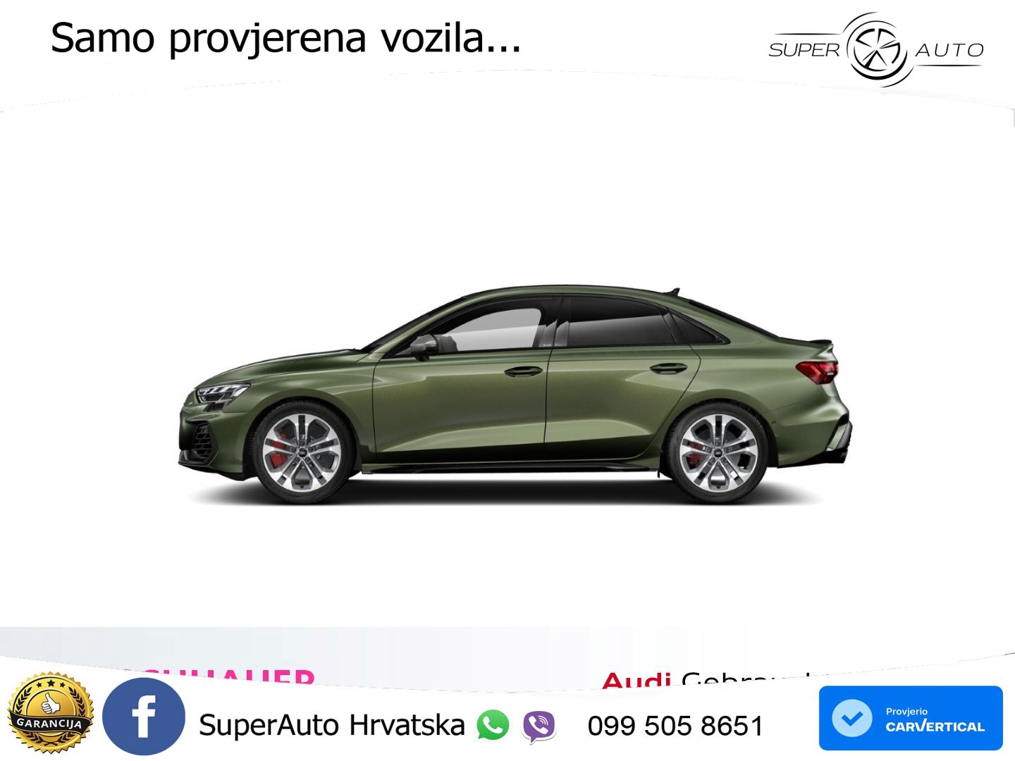 Audi S3 Limuzina 2.0 TFSI (333 KS) quattro S tronic MATRIX+GR SJED+KAM