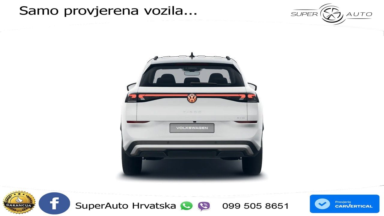 Volkswagen T-Roc 1.5 eTSI (150 KS)  DSG LED+GR SJED+ACC